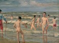 baignade garçons 1900 Max Liebermann impressionnisme allemand enfants